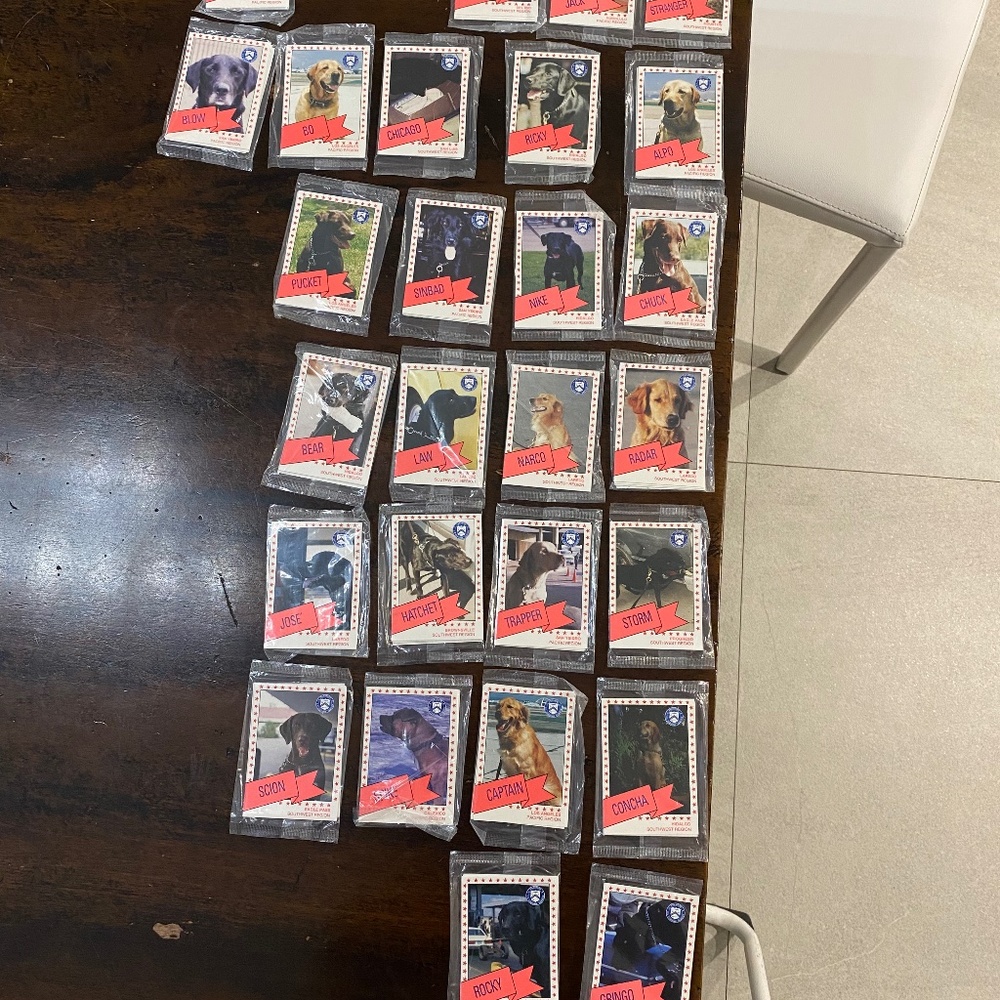 U.S. Customs Canine Enforcement Trading Cards